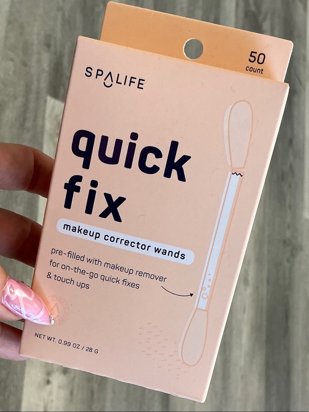 SPALIFE Quick Fix Makeup Corrector Wands — Peach Pink Packaging